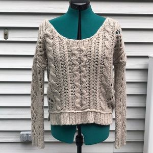 Free People loose knit sweater